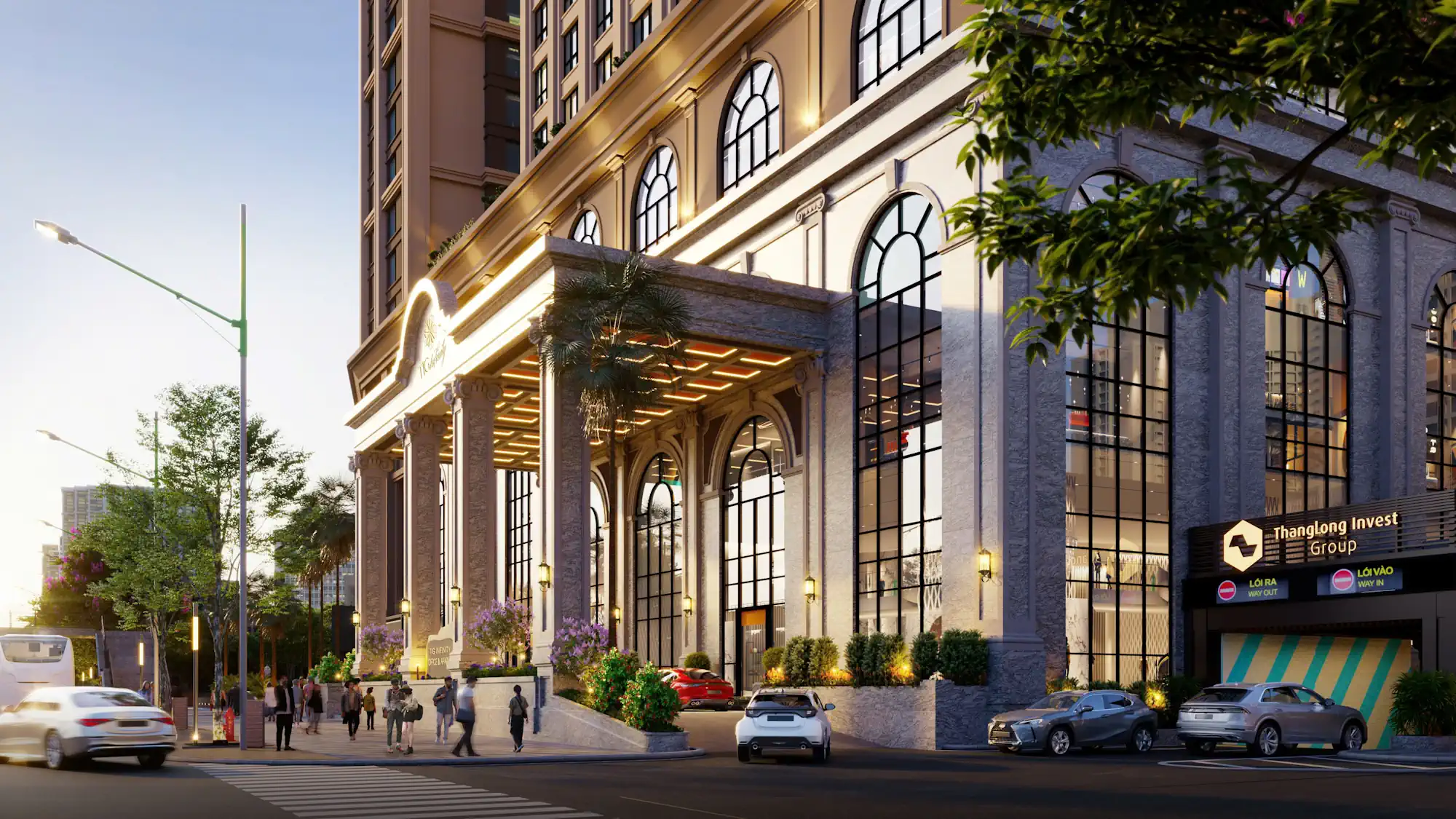 Phối cảnh sảnh chung cư Tig Tower Infinity 108 Nguyễn Trãi